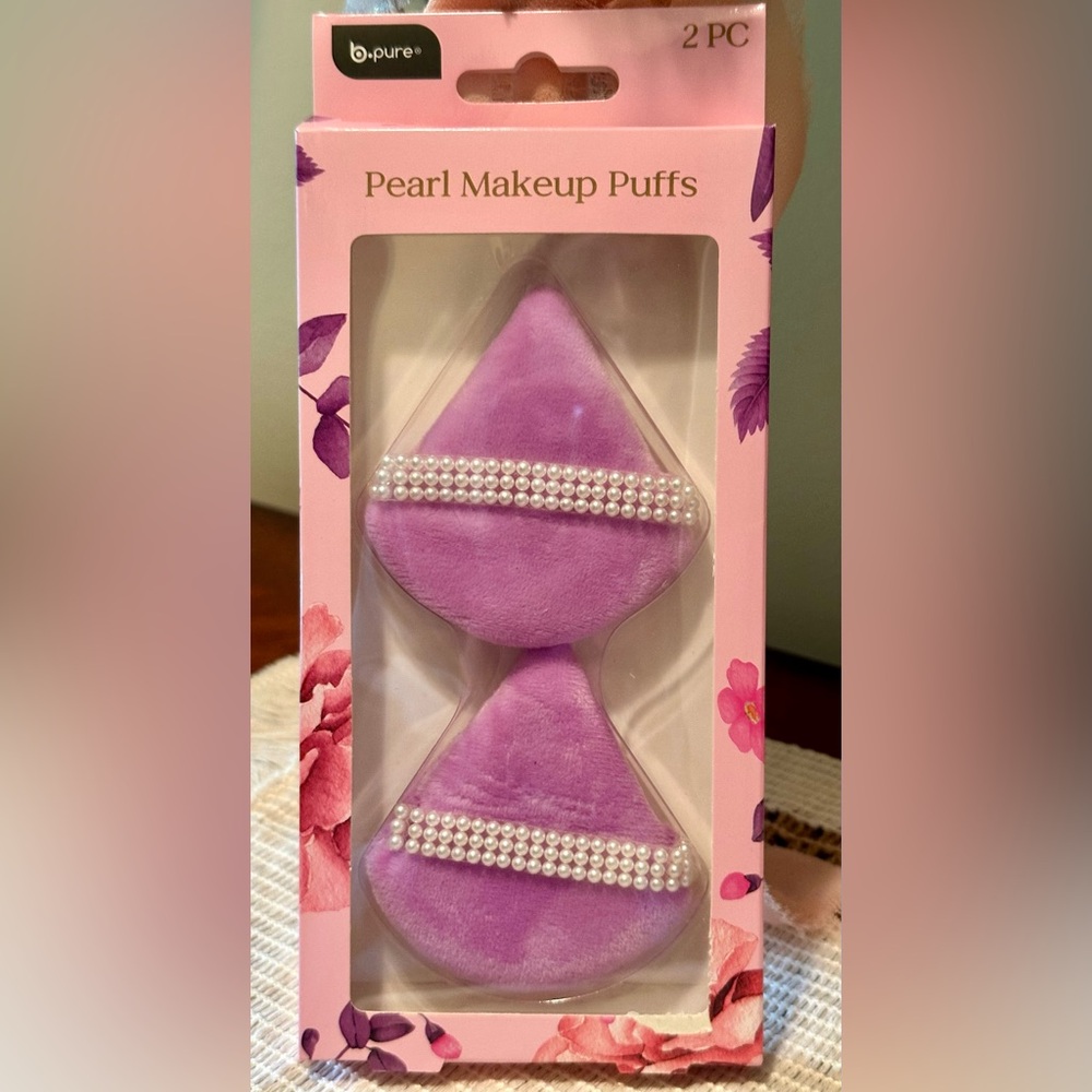 B Pure Makeup Removal Oil & 2pc Pearl Purple Makeup Puffs Set - Picture 4 of 6